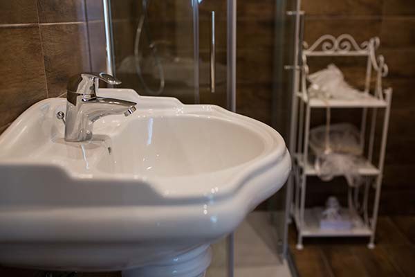 I bagni del b&b Antica Dimora Stucky di Treviso